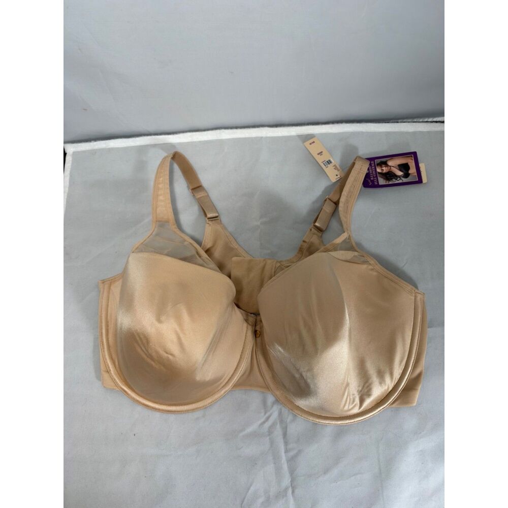 NEW Cacique Illusion Full-Coverage Underwire Bra 44DDD Beige NWT